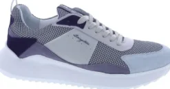 Veterschoenen<livingstone - Wijdte G - 46073 - Licht Grijs - Uitneembaar voetbed