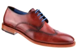 Veterschoenen<Lloyd - Wijdte F - Rocco 13094 - Cognac - Uitneembaar voetbed