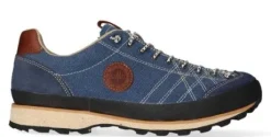 Wandelschoenen|Veterschoenen<Lomer - Bio Naturale - Blauw - Uitneembaar voetbed
