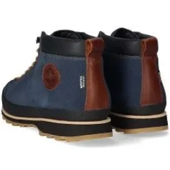 Wandelschoenen|Boots<Lomer - Bio Naturale Mid MTX - 50085 A08 - Blauw - Uitneembaar voetbed