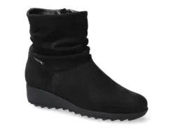 Korte Halfhoge Laarzen<Mephisto - Agatha 9600 - Zwart - Uitneembaar voetbed