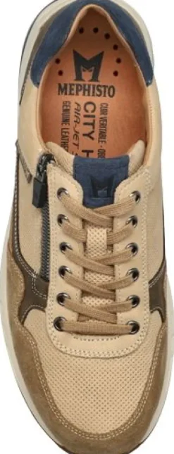 Veterschoenen<Mephisto - Bradley - 3623 - Cognac - Uitneembaar voetbed