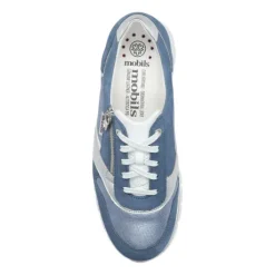 Veterschoenen<Mephisto - ca H wijdte - Ereen 6904 - Blauw - Uitneembaar voetbed