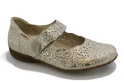 Bandschoenen<Mephisto - Fabienne - Zilver - Uitneembaar voetbed