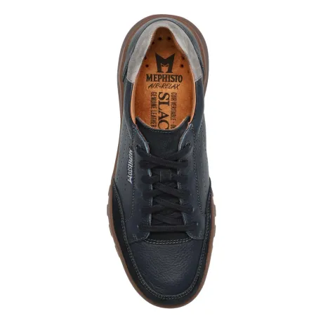 Veterschoenen<Mephisto - Flynn - 3655 1345 - Blauw - Uitneembaar voetbed