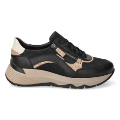 Veterschoenen<Mephisto - Laonie - 5146230 7800 - Zwart - Uitneembaar voetbed