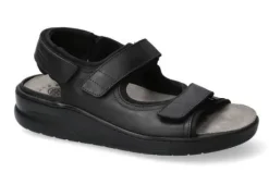 Sandalen<Mephisto - Valden - 11900 - Zwart - Uitneembaar voetbed