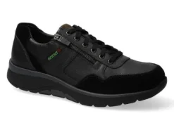 Veterschoenen<Mephisto Sano - Amory 3600-1500 - Zwart - Uitneembaar voetbed