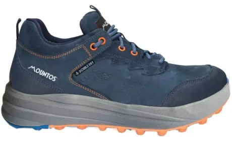 Wandelschoenen|Veterschoenen<Mountos shoes bv Mountos - 724150529 - Blauw - Uitneembaar voetbed