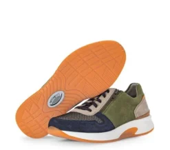 Veterschoenen<Pius Gabor Pius - Wijdte G 1/2 - 8001 17 04 - Groen - Uitneembaar voetbed