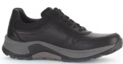 Veterschoenen<Pius Gabor Pius - Wijdte G 1/2 - Rollong Soft - Zwart - Uitneembaar voetbed