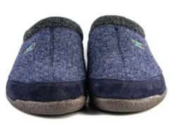 Pantoffel Slippers<Q Fit Qfit - Bern 3001.4 002 - Blauw - Uitneembaar voetbed