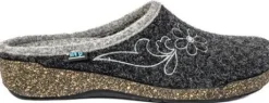 Pantoffel Slippers<Q Fit Qfit - Paula - 3613 04 0009 - Grijs - Uitneembaar voetbed