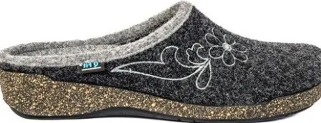 Pantoffel Slippers<Q Fit Qfit - Paula - 3613 04 0009 - Grijs - Uitneembaar voetbed