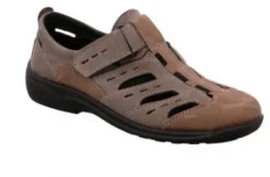 Sandalen<Rohde - Wijdte G 1/2 - 1235-17 Taupe - Uitneembaar voetbed.