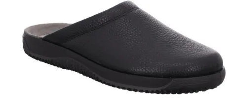 Pantoffel Slippers<Rohde - Wijdte G - 1989 90 - Zwart - Uitneembaar voetbed