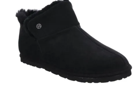 Pantoffels<Rohde - Wijdte G 1/2 - Gardena 7076 90 - Zwart - Uitneembaar voetbed