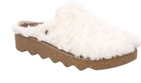 Pantoffel Slippers<Rohde - Wijdte G - Foggia - 6118 13 - Wit - Uitneembaar voetbed