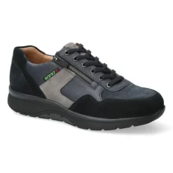 Veterschoenen<Mephisto Sano by - Amory - 3655 36745 - Blauw - Uitneembaar voetbed