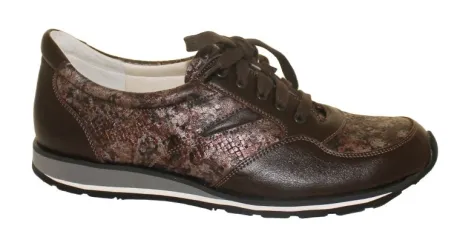 Veterschoenen<Schneider - Wijdte C - 401.540 - Bruin - Uitneembaar voetbeed