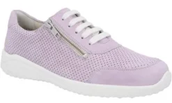 Veterschoenen<Solidus - Wijdte F - 52011 90389 - Lila - Uitneembaar voetbed