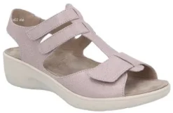 Sandalen<Solidus - Wijdte G - 24002 90383 - Roze - Uitneembaar voetbed