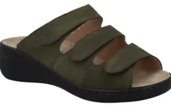 Slippers<Solidus - Wijdte H - 21154 70156 - Groen - Uitneembaar voetbed