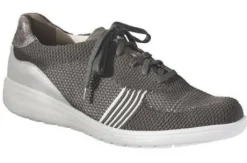 Veterschoenen<Solidus - Wijdte H - 27017 10022 - Uitneembaar voetbed