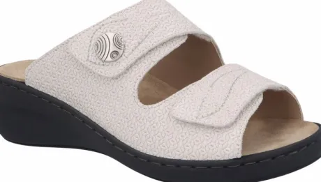 Slippers<Solidus - Wijdte H - 21104 10165 - Wit - Uitneembaar voetbed