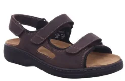 Sandalen<Solidus - Wijdte H - 78059 - Bruin - Uitneembaar voetbed