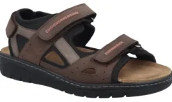Sandalen<Solidus - Wijdte H - 78068 - Bruin - Uitneembaar voetbed