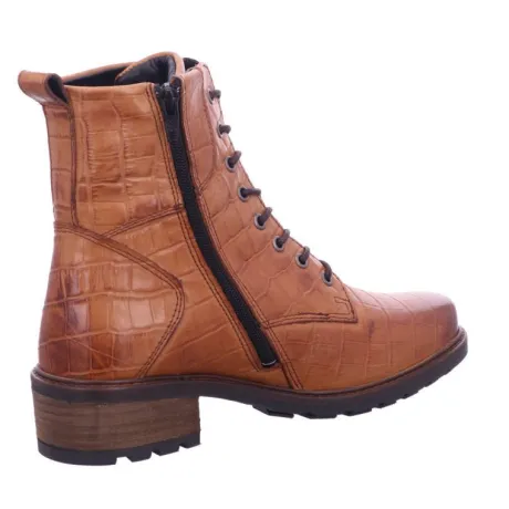 Boots<Solidus - Wijdte H/ K - 61000 30427 - Cognac - Uitneembaar voetbed