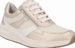 Veterschoenen<Solidus - Wijdte K - 54504 40633 - Beige - Uitneembaar voetbed