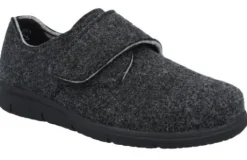 Pantoffels<Solidus - Wijdte K - 64030 20635 - Grijs - Uitneembaar voetbed