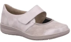 Bandschoenen<Solidus - Wijdte K - 290503 20728 - Licht taupe - Uitneembaar voetbed