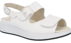 Sandalen<Solidus - Wijdte K - 79104 - Wit - Uitneembaar voetbed