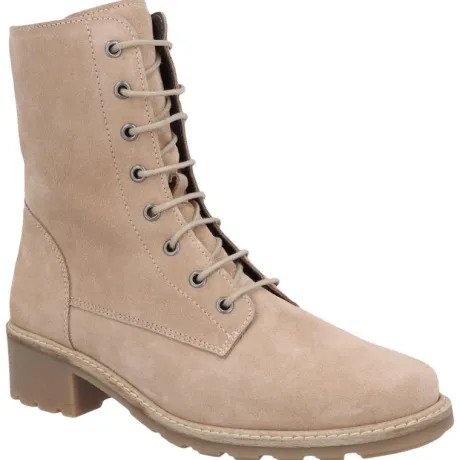 Boots<Solidus - Wijdte K - 61013 40495 - Zand - Uitneembaar voetbed