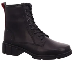 Boots<Solidus - Wijdte K - 39033 - Zwart - Uitneembaar voetbed