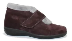 Pantoffels<Stuppy - 1926 Bordeaux - lamsvacht - Uitneembaar voetbed