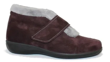 Pantoffels<Stuppy - 1926 Bordeaux - lamsvacht - Uitneembaar voetbed