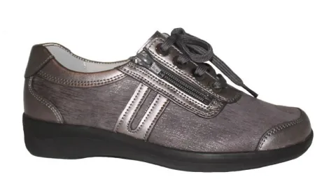 Veterschoenen<Stuppy - Wijdte G - 3973 661010 - Grijs - Uitneembaar voetbed