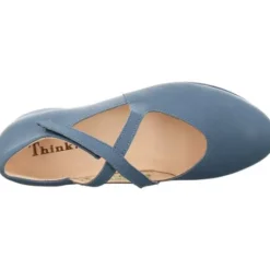 Bandschoenen<Think - 000564 8020 - Jeansblauw - Uitneembaar voetbed