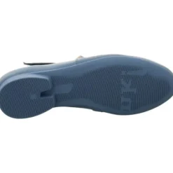 Bandschoenen<Think - 000564 8020 - Jeansblauw - Uitneembaar voetbed