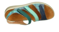 Sandalen<Think - 00585 9040 - Meggie - Blauw - Uitneembaar voetbed