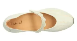 Bandschoenen<Think - 001165 1000 - Offwhite - Uitneembaar voetbed