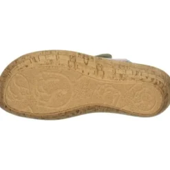Slippers<Think - 000959 9010 - Taupe - Uitneembaar voetbed