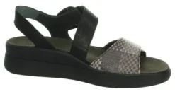 Sandalen<Think - 000251 900 - Zwart - Uitneembaar voetbed