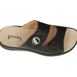 Slippers<Think - 000067 00 - Zwart - Uitneembaar voetbed