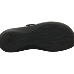 Slippers<Think - 000067 00 - Zwart - Uitneembaar voetbed