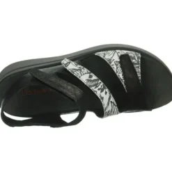 Sandalen<Think - 000585 0020 - Zwart - Uitneembaar voetbed